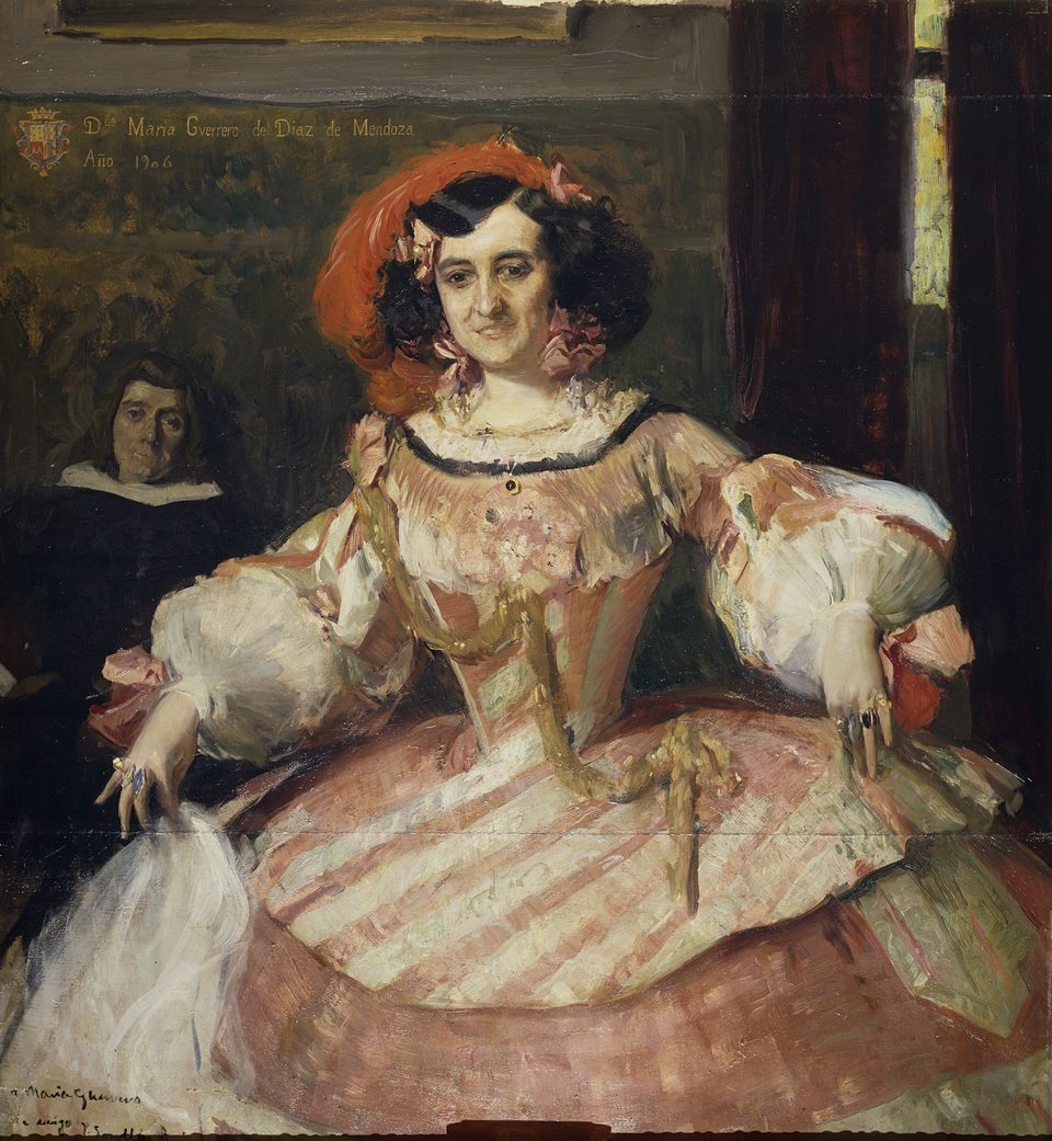 The Actress Maria Guerrero as 'La dama boba'