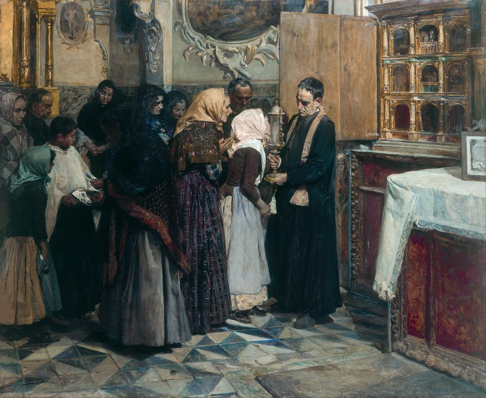 Kissing the relic