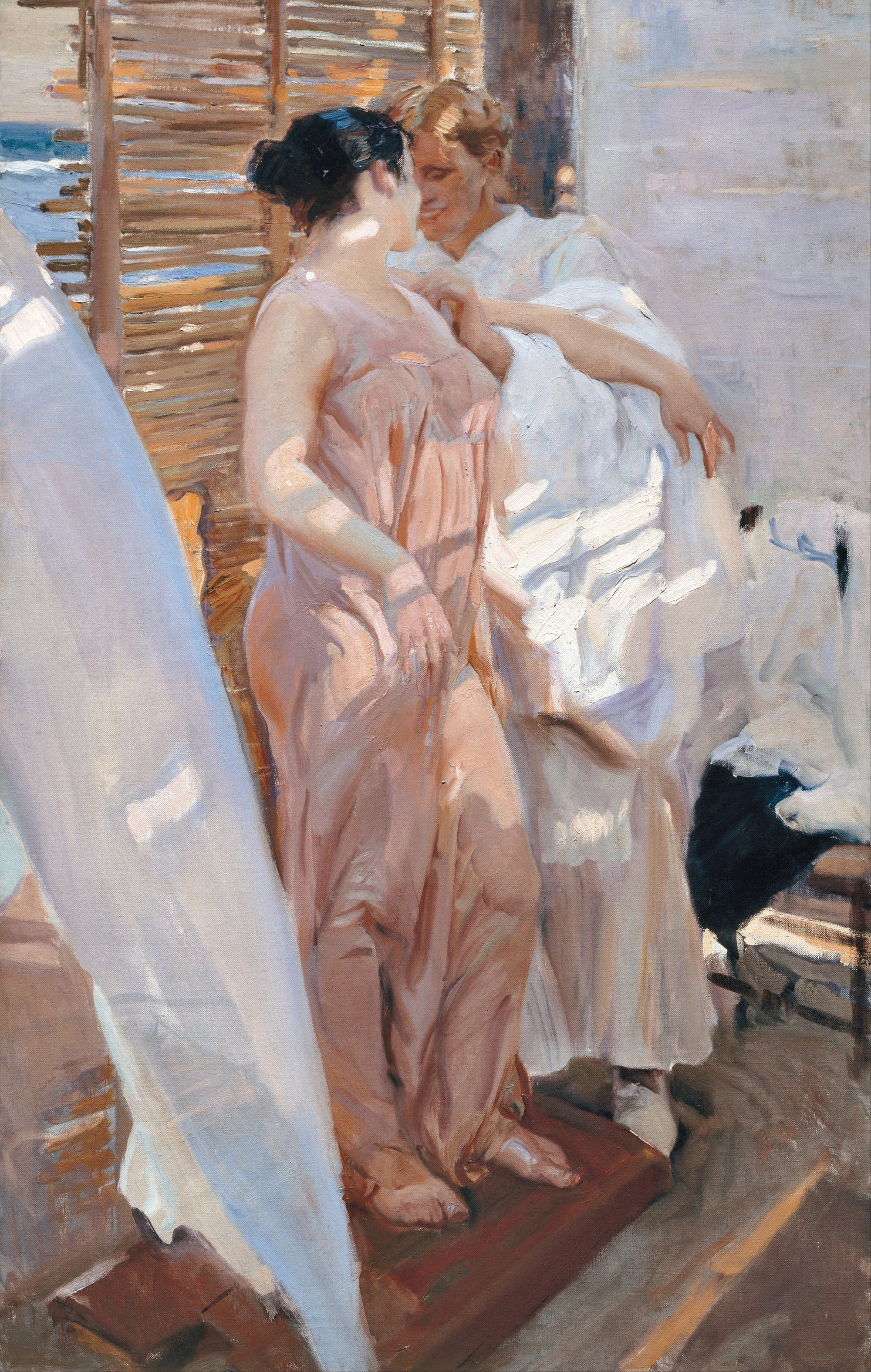 The Pink Robe, Joaquin Sorolla