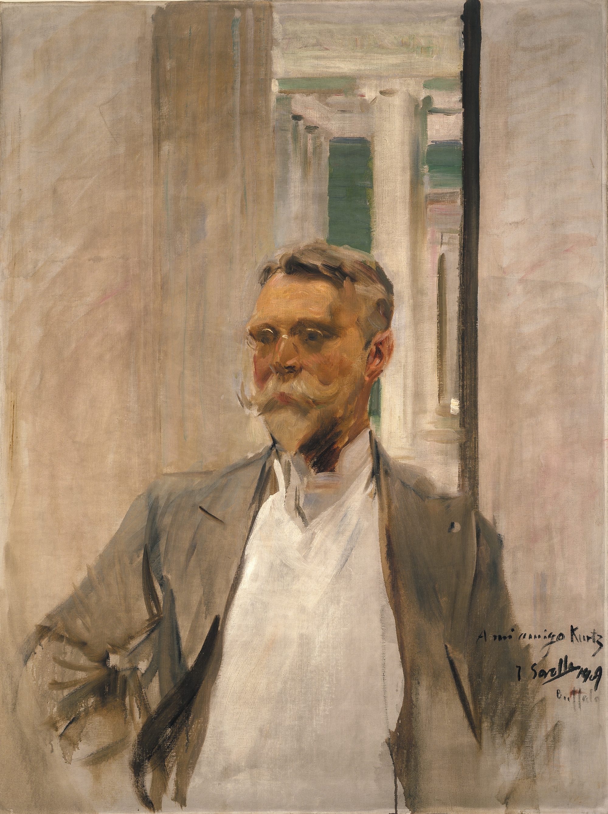 Portrait of Charles M. Kurtz, Joaquin Sorolla