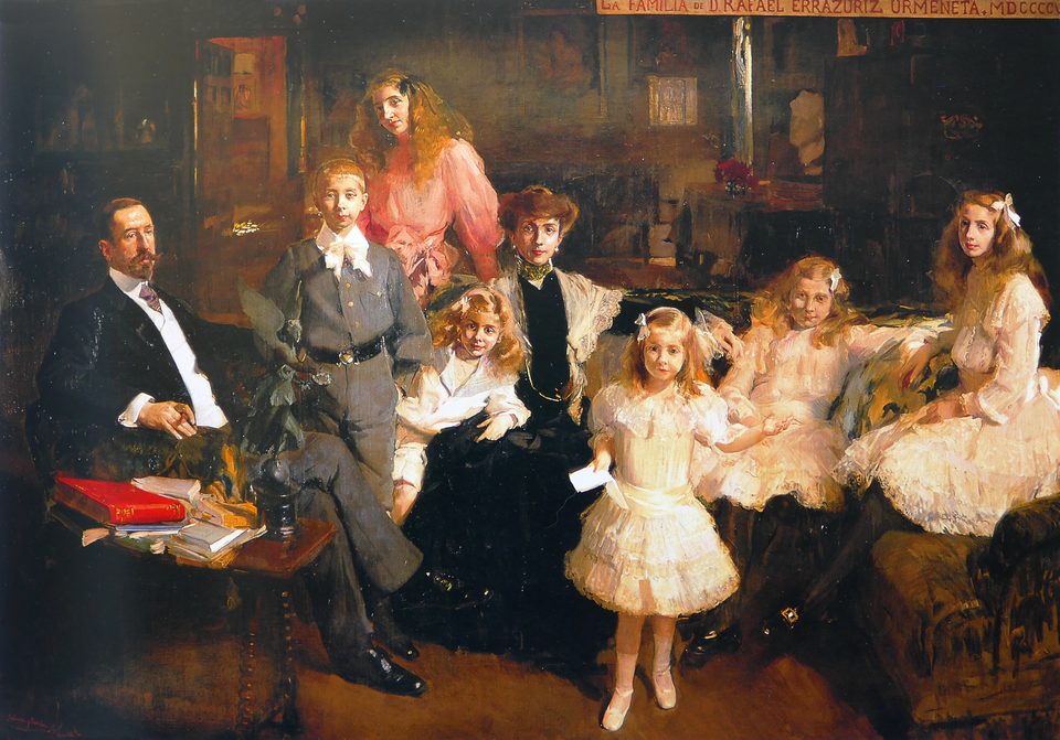 The family of Rafael Errazuriz Urmeneta