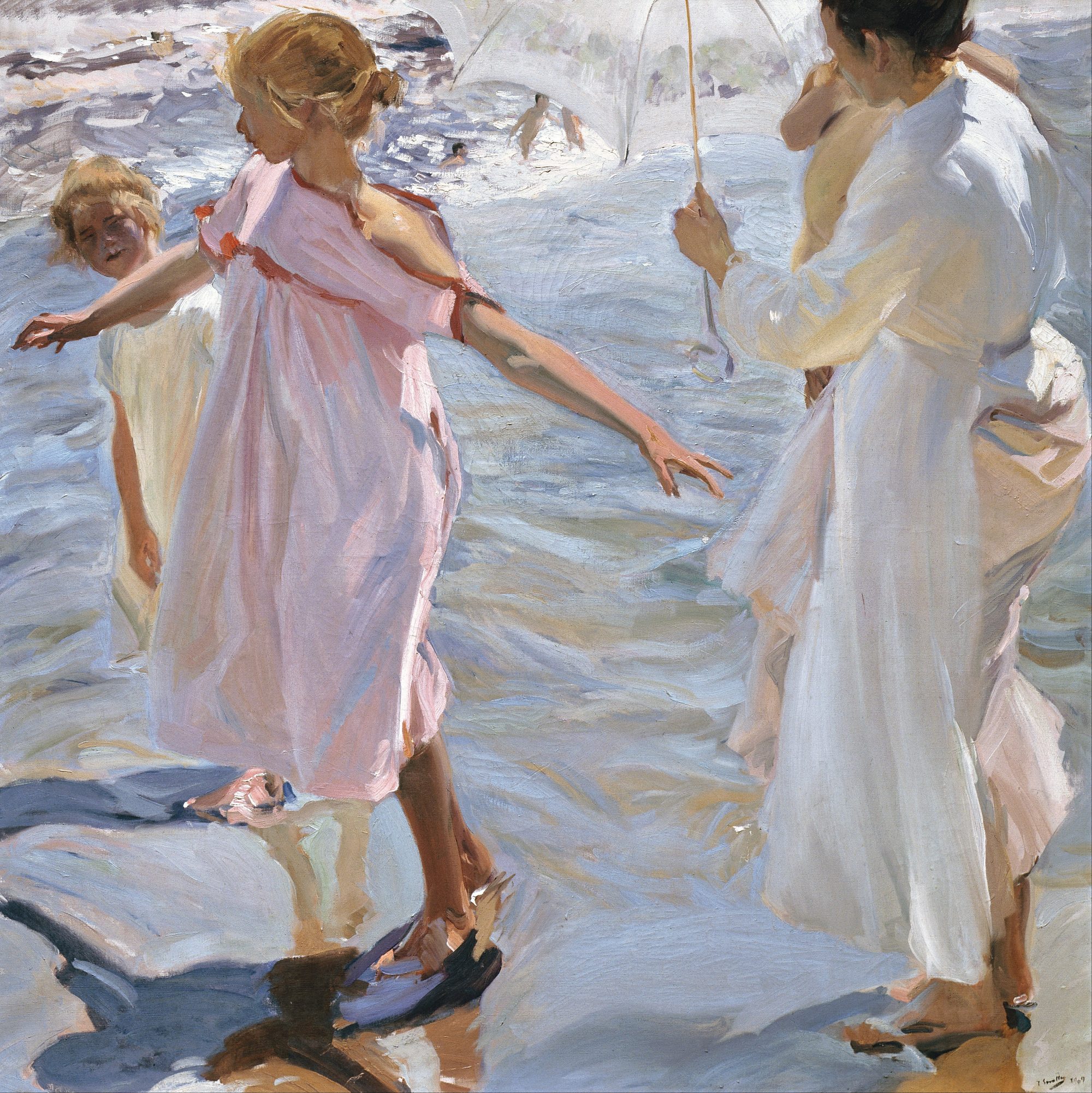 Bathing Time, Valencia, Joaquin Sorolla
