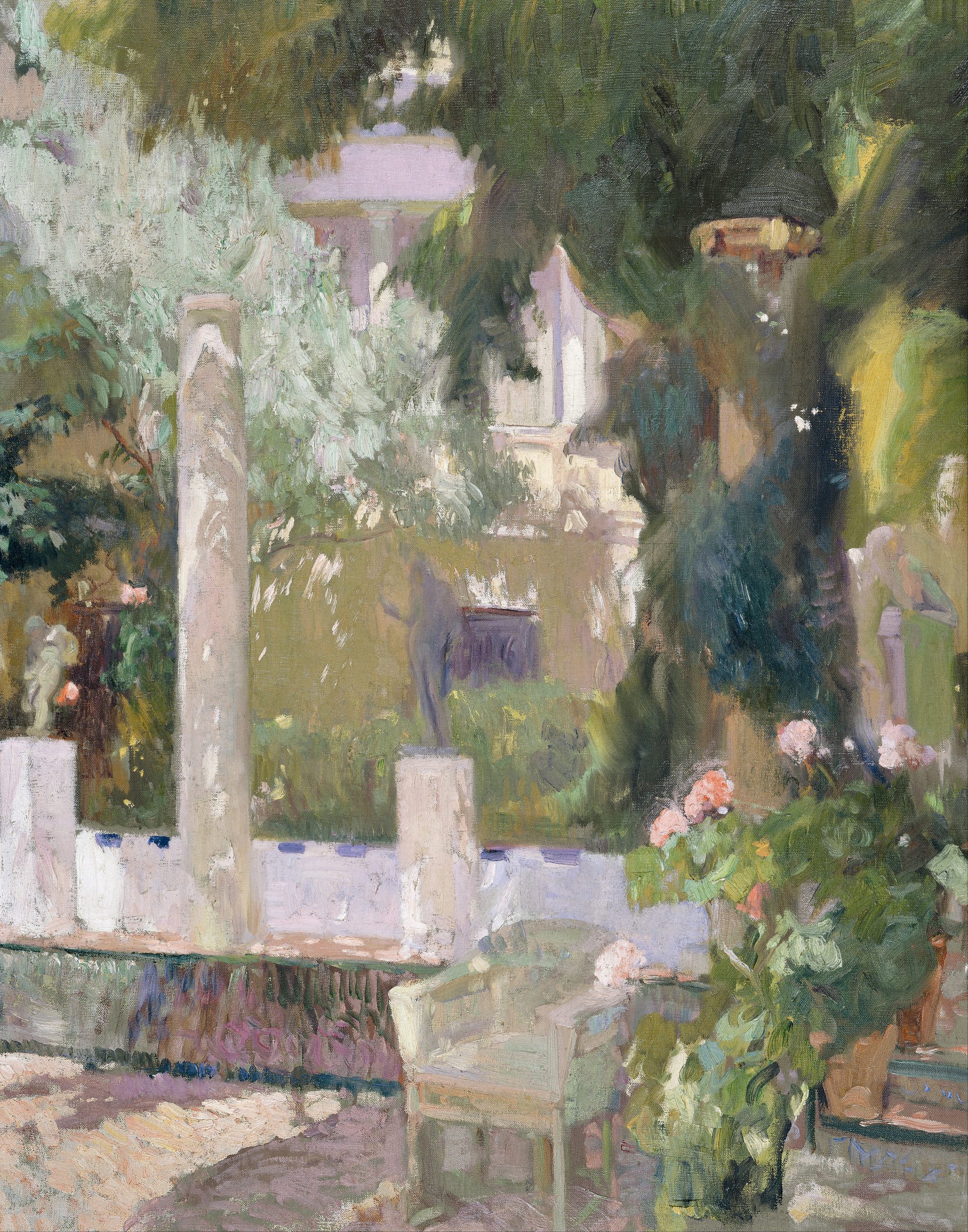 Garden of the Sorolla House, Joaquin Sorolla