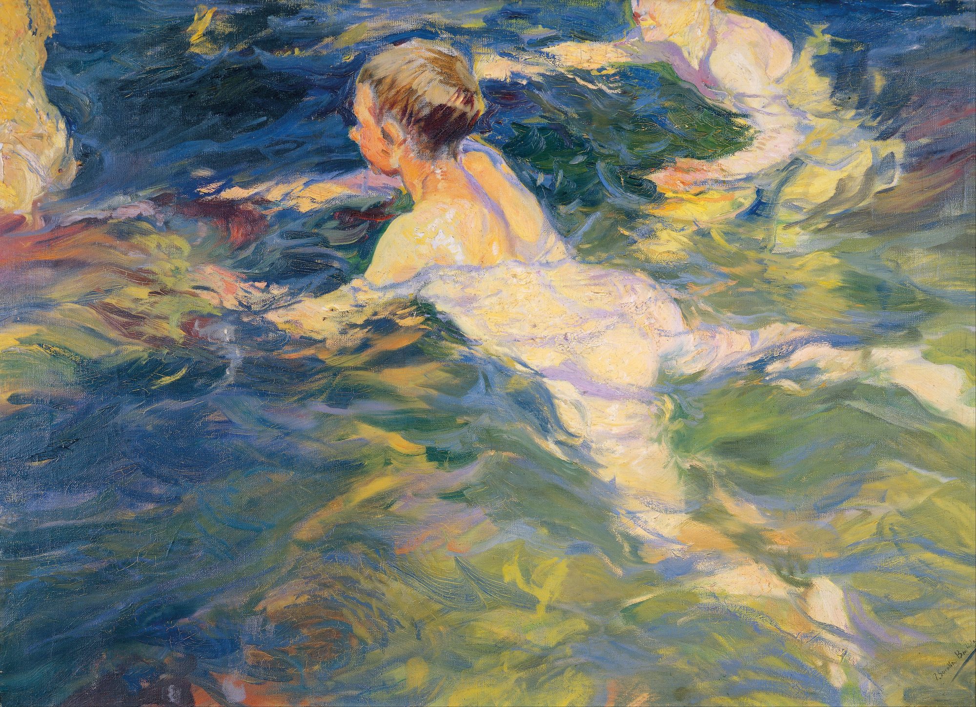 Swimmers, Javea, Joaquin Sorolla