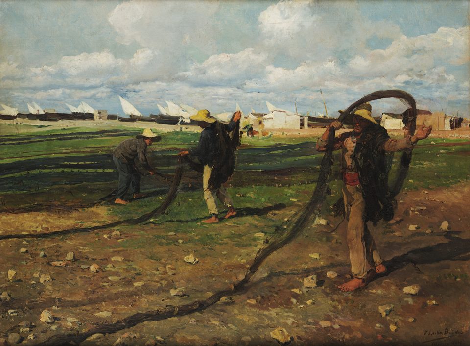 Fishermen with Their Nets