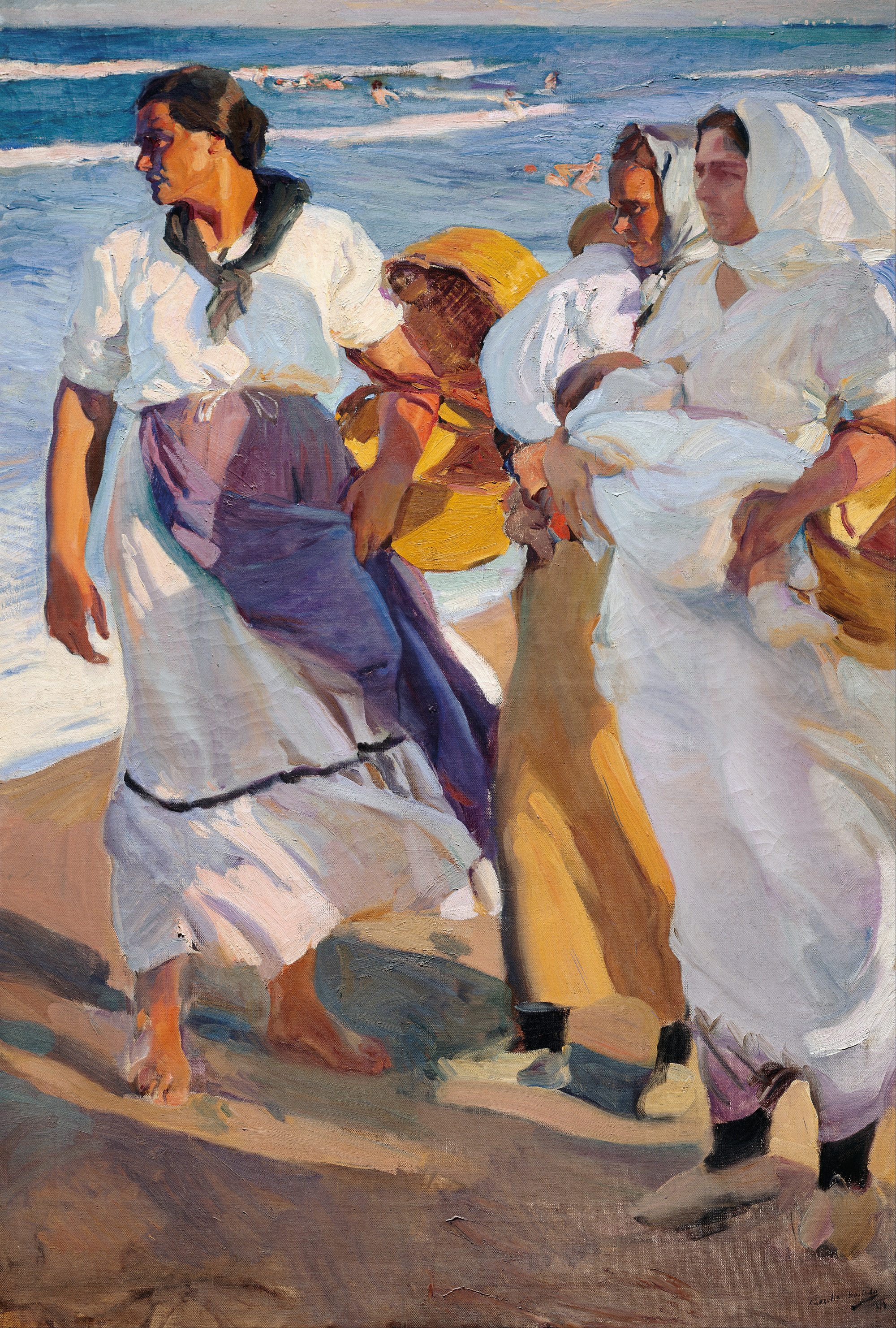 Valencian Fisherwomen, Joaquin Sorolla