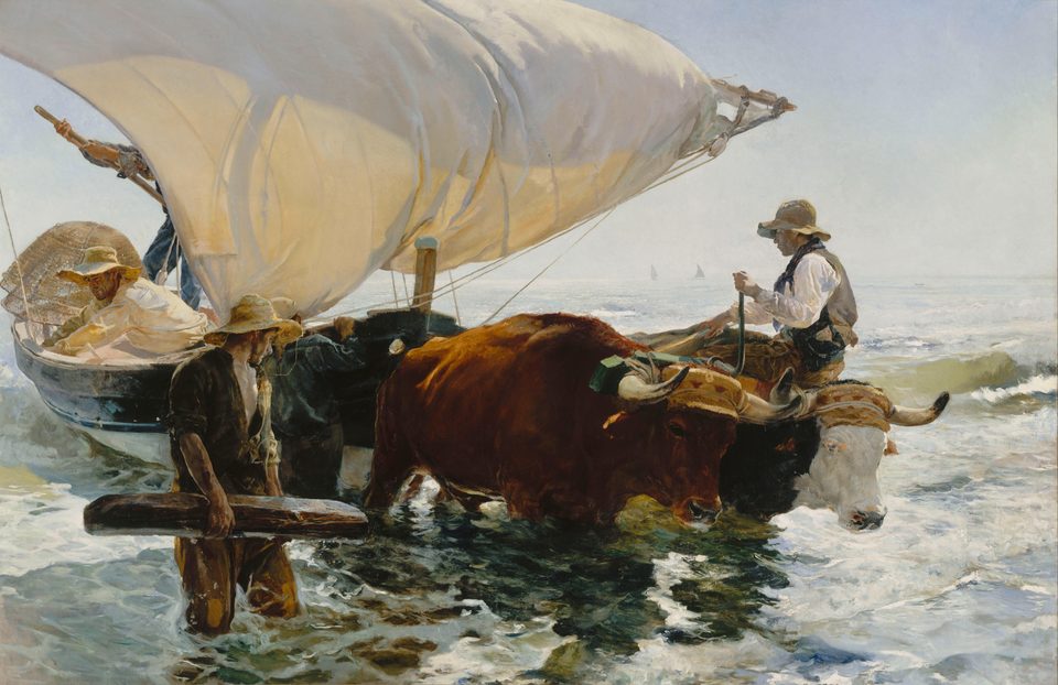 Return from Fishing: Towing the Boat