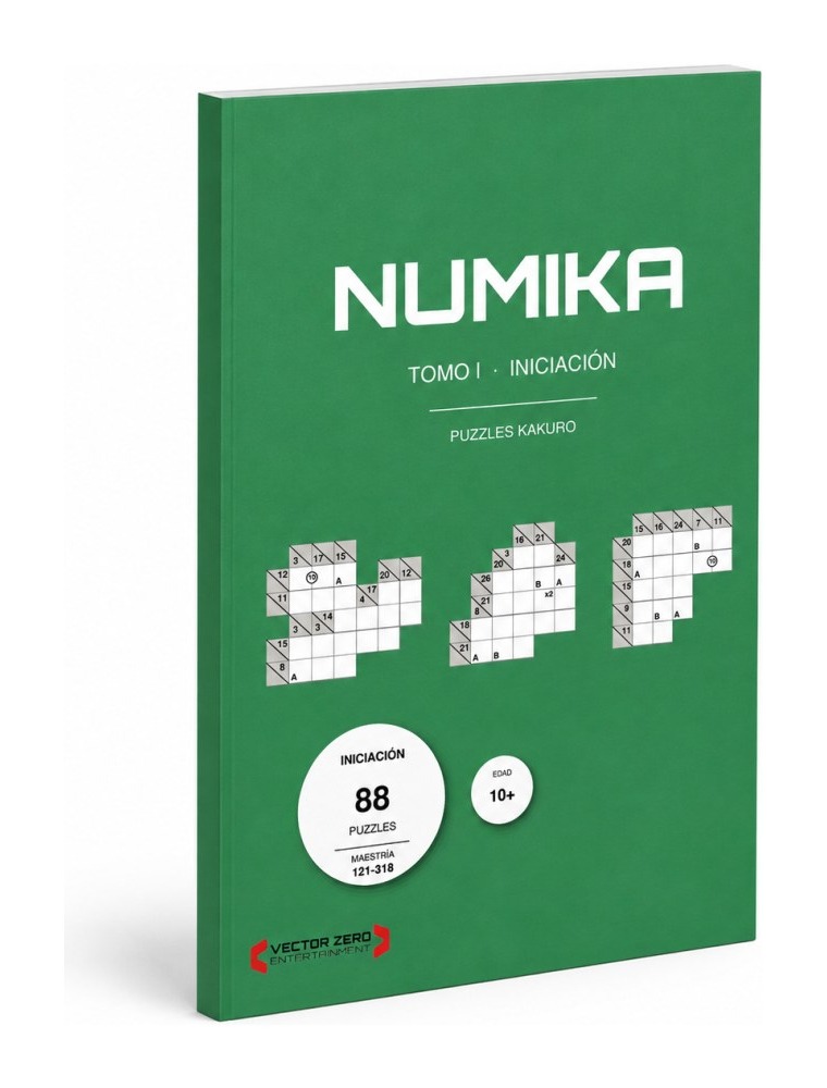 Render del libro NUMIKA Tomo 1 de pie, portada