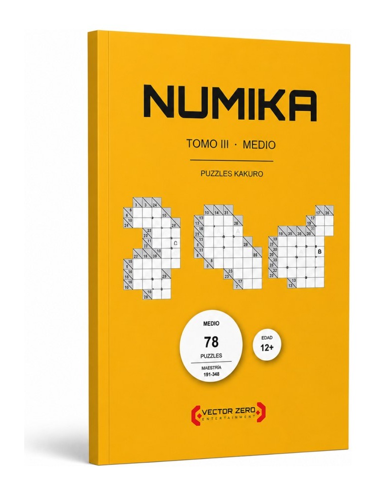 Render del libro NUMIKA Tomo 3 de pie, portada