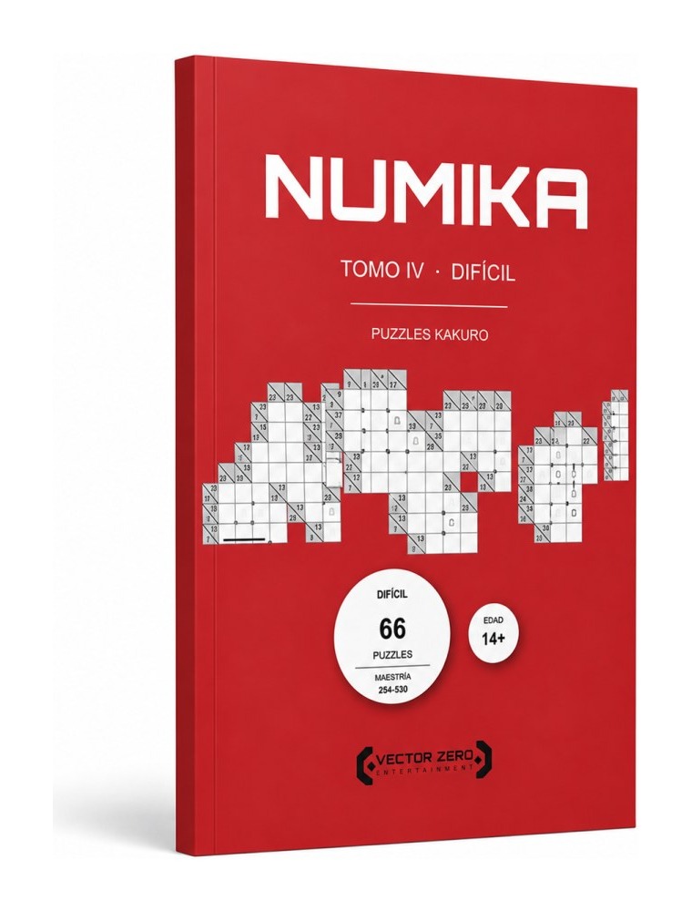 Render del libro NUMIKA Tomo 4 de pie, portada
