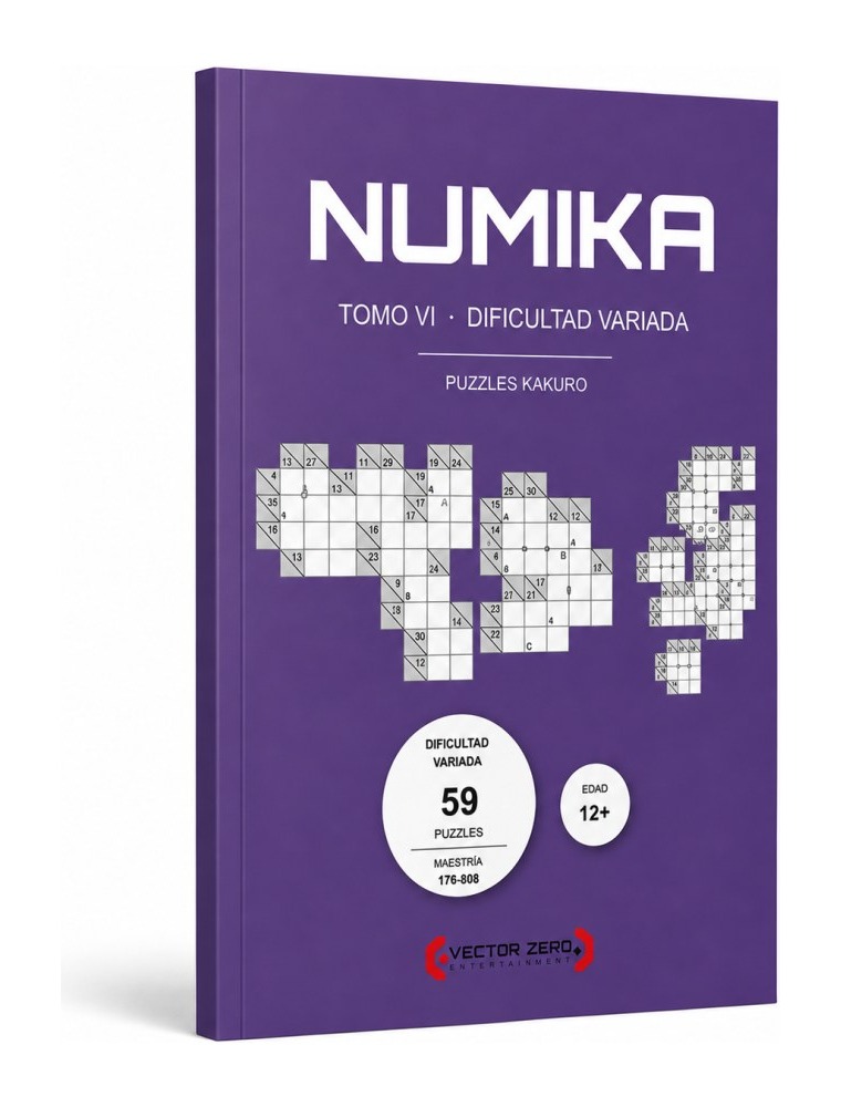 Render del libro NUMIKA Tomo VI de pie, portada